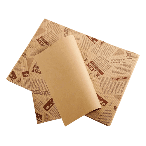 branded greaseproof paper