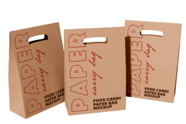 branded paper bags